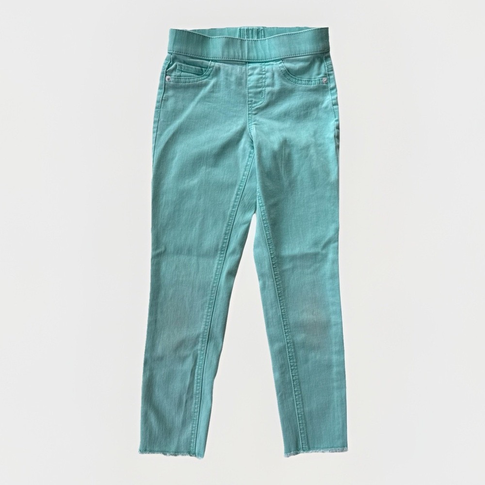 Justice Girls‎ Green Camouflage Pull On Jegging Pants Size 10 With Pockets